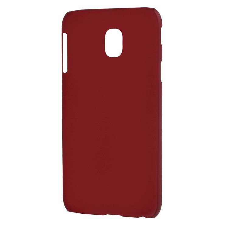 Rubberized PC Hard Shell for Samsung Galaxy J3 (2017) (EU Version) - Red-3