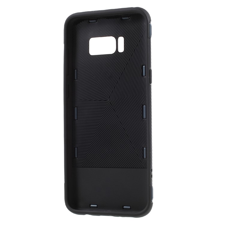 Magnetic Ring Holder TPU PC Case Accessory for Samsung Galaxy S8 Plus SM-G955 - Baby Blue-5