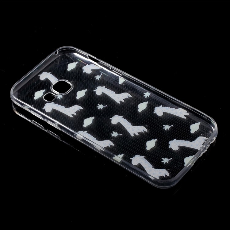 Ultra Thin Patterned Soft TPU Shell for Samsung Galaxy A3 (2017) - Giraffe-7