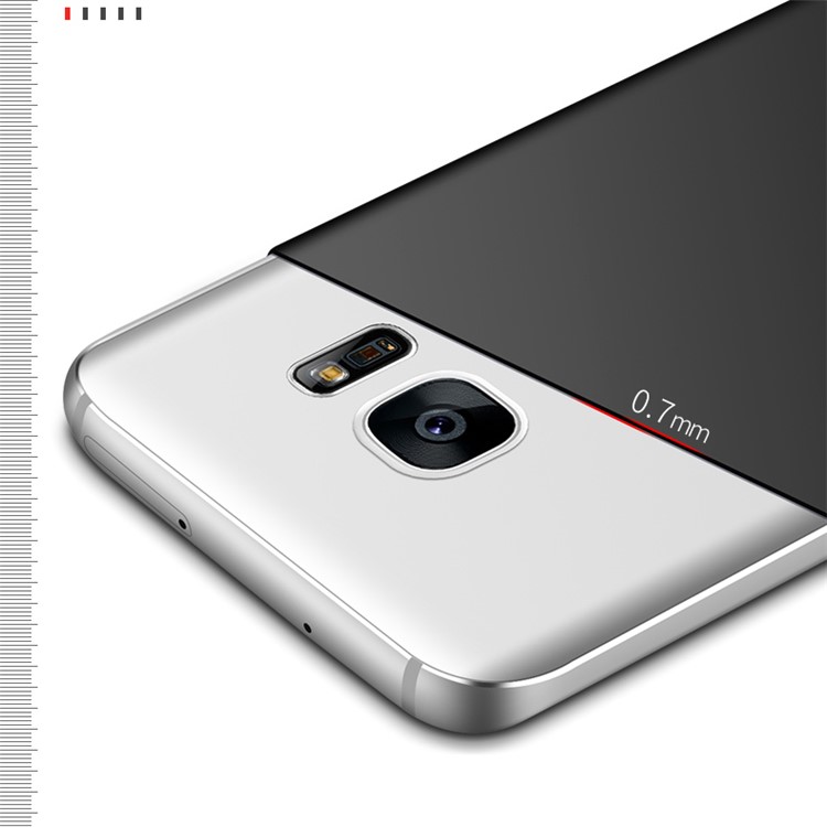 MSVII Ultra-thin Protective Hard Plastic Phone Case for Samsung Galaxy S7 Edge SM-G935 - Black-3