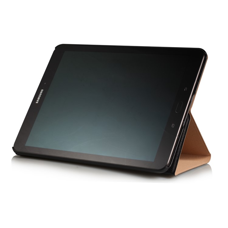 Sand-like Texture Smart Leather Stand Cover Case for Samsung Galaxy Tab S3 9.7-inch T820 T825 - Black-5