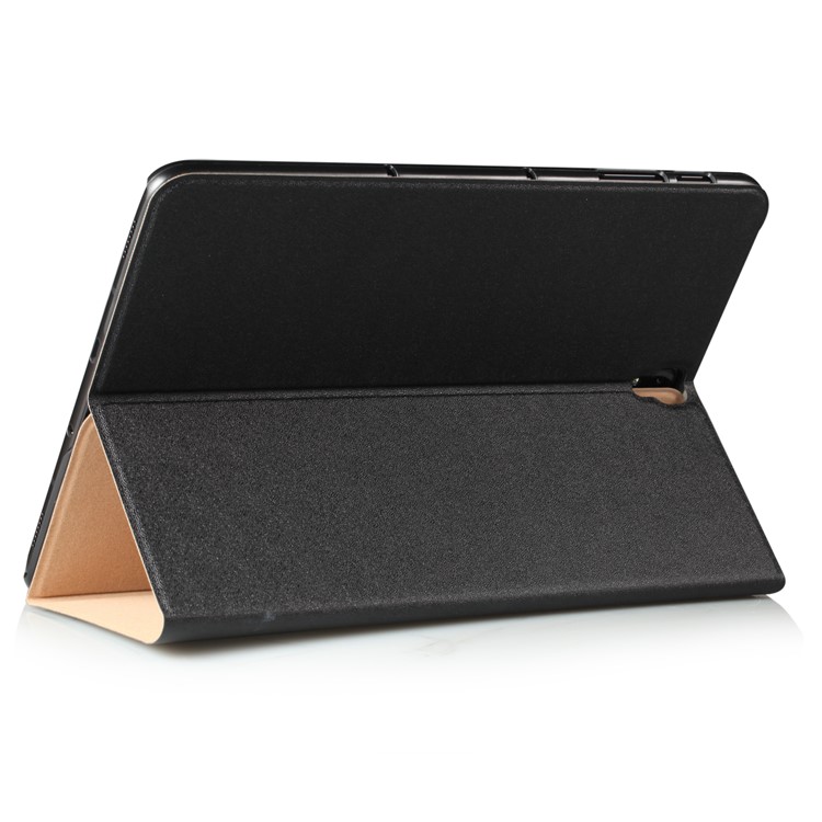 Sand-like Texture Smart Leather Stand Cover Case for Samsung Galaxy Tab S3 9.7-inch T820 T825 - Black-7