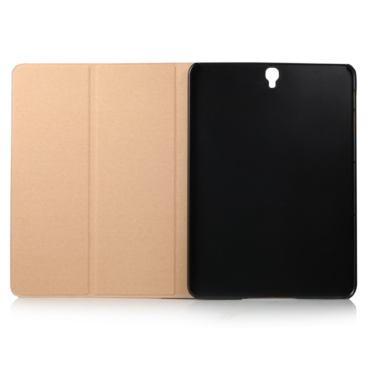 Sand-like Texture Smart Leather Stand Cover Case for Samsung Galaxy Tab S3 9.7-inch T820 T825 - Black-9