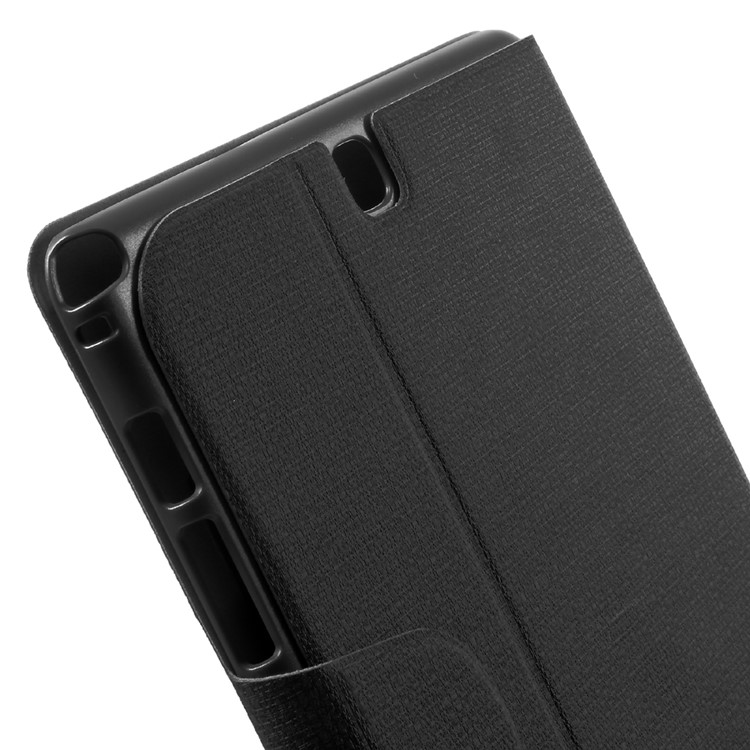 Prague Style Smart Leather Shell for Samsung Galaxy Tab A 9.7 T550 T555 with Card Holder - Black-10