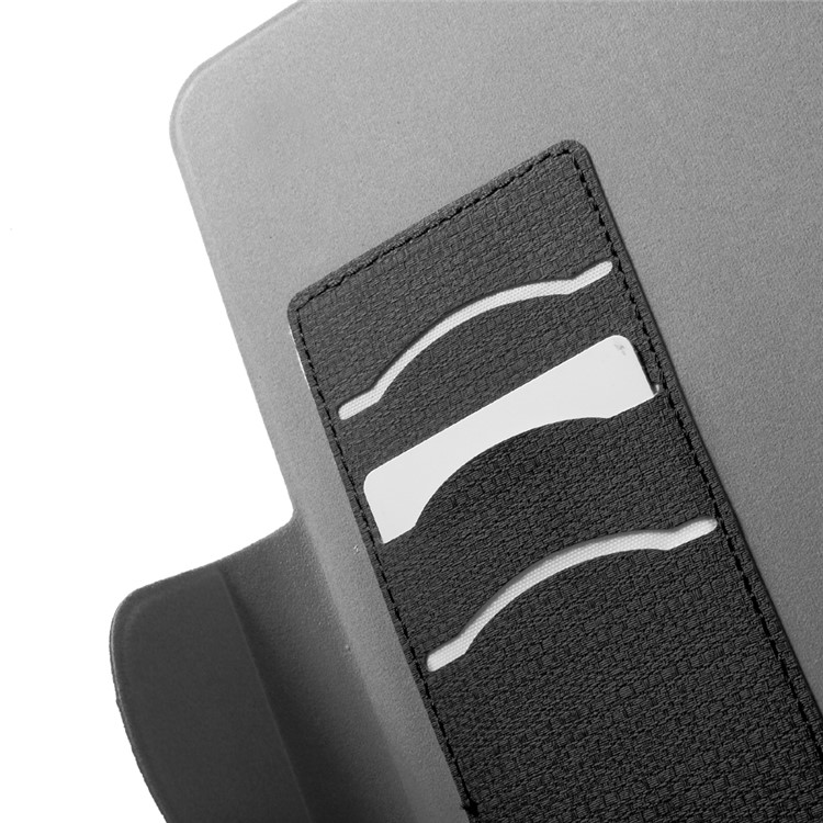 Prague Style Smart Leather Shell for Samsung Galaxy Tab A 9.7 T550 T555 with Card Holder - Black-8