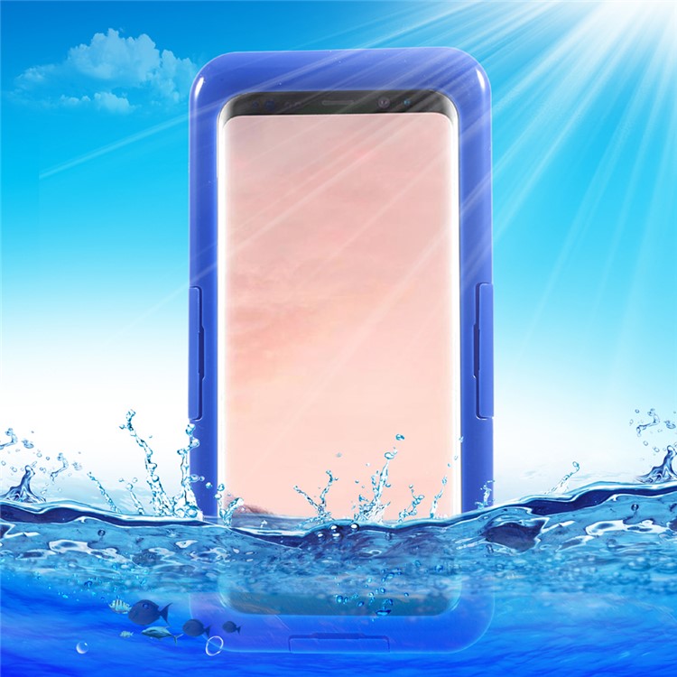 

Neoprene + Plastic Waterproof Mobile Casing (IP68) for Samsung Galaxy S8 Plus SM-G955 - Blue, Galaxy S8+