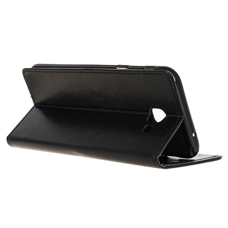 Crazy Horse Skin Leather Wallet Stand Cover for Samsung GALAXY J7 Max - Black-6