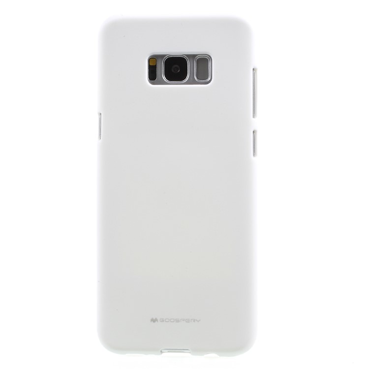 MERCURY GOOSPERY Matte Soft TPU Cell Phone Case for Samsung Galaxy S8 G950 - White-1