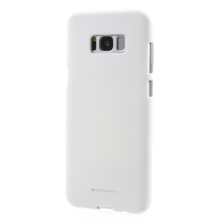 MERCURY GOOSPERY Matte Soft TPU Cell Phone Case for Samsung Galaxy S8 G950 - White-2