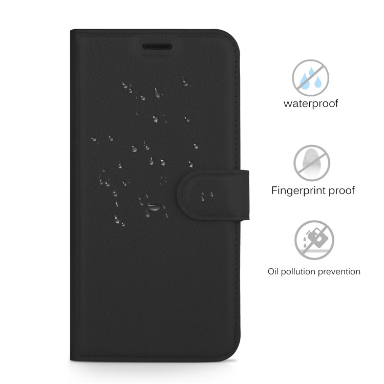 PU Leather Wallet Stand Mobile Phone Case for Samsung Galaxy J7 (2017) EU Version - Black-3