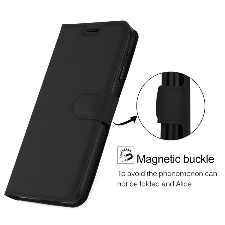 PU Leather Wallet Stand Mobile Phone Case for Samsung Galaxy J7 (2017) EU Version - Black-4