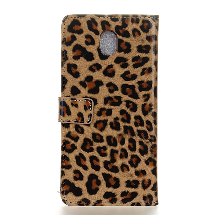 Leopard Leather Wallet Stand Phone Case for Samsung Galaxy J5 (2017) EU Version-2