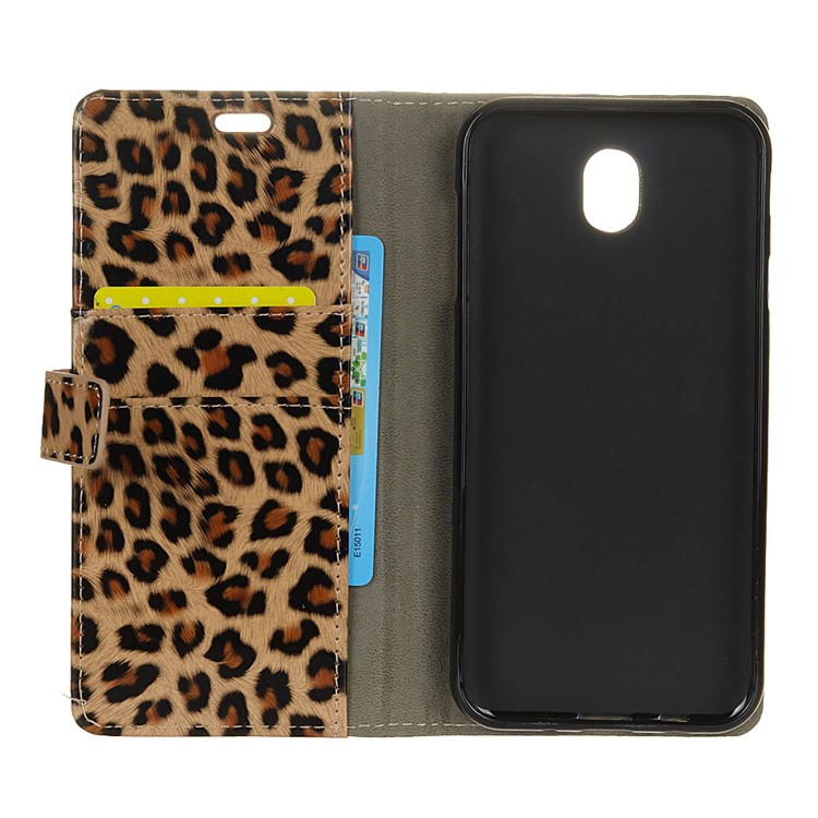 Leopard Leather Wallet Stand Phone Case for Samsung Galaxy J5 (2017) EU Version-3