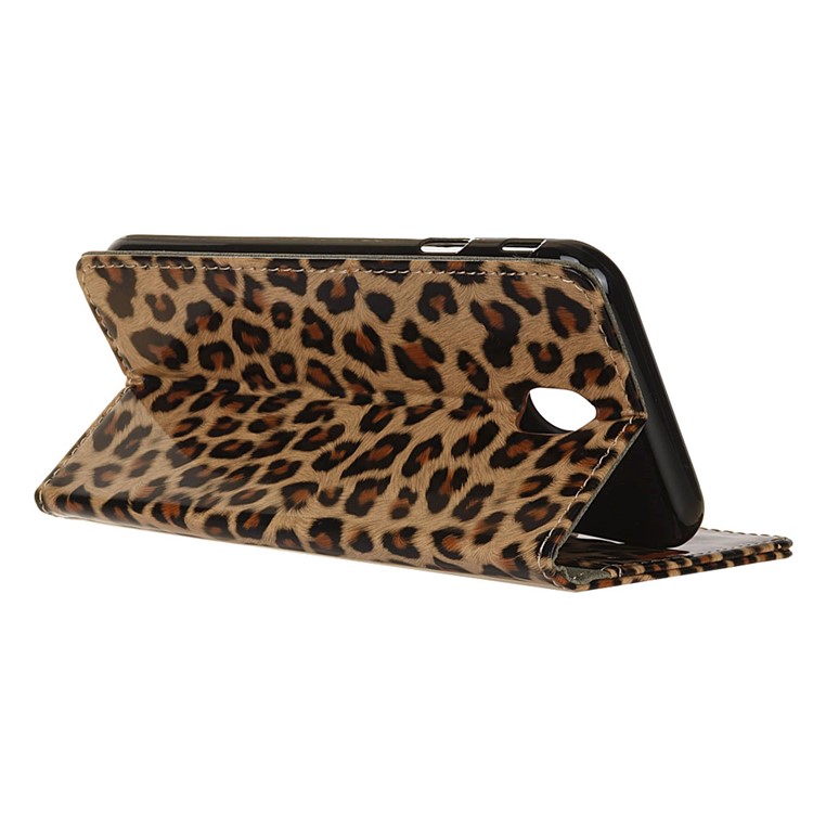 Leopard Leather Wallet Stand Phone Case for Samsung Galaxy J5 (2017) EU Version-4