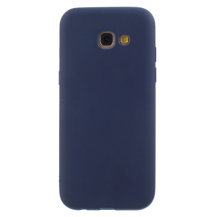 

Matte Anti-fingerprint TPU Mobile Phone Casing for Samsung Galaxy A5 (2017) SM-A520 - Dark Blue