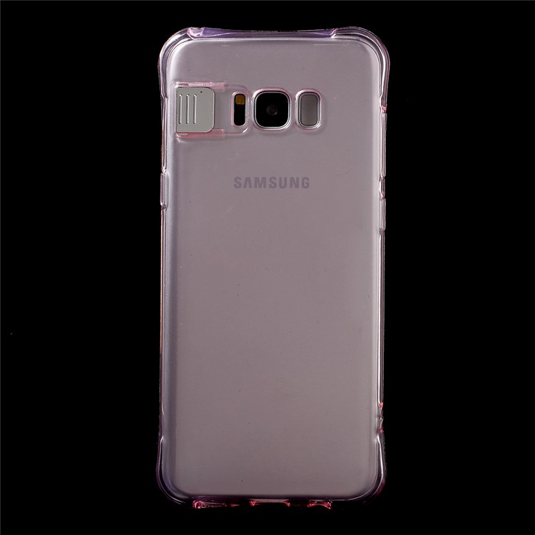 

Incoming Call Flash Clear TPU Cell Phone Cover for Samsung Galaxy S8 G950 - Pink