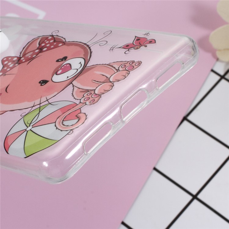 Squishy 3D Silicone Kneading Cat TPU Case Cover for Huawei P9 Lite / G9 Lite - Butterfly and Cat Pattern-5