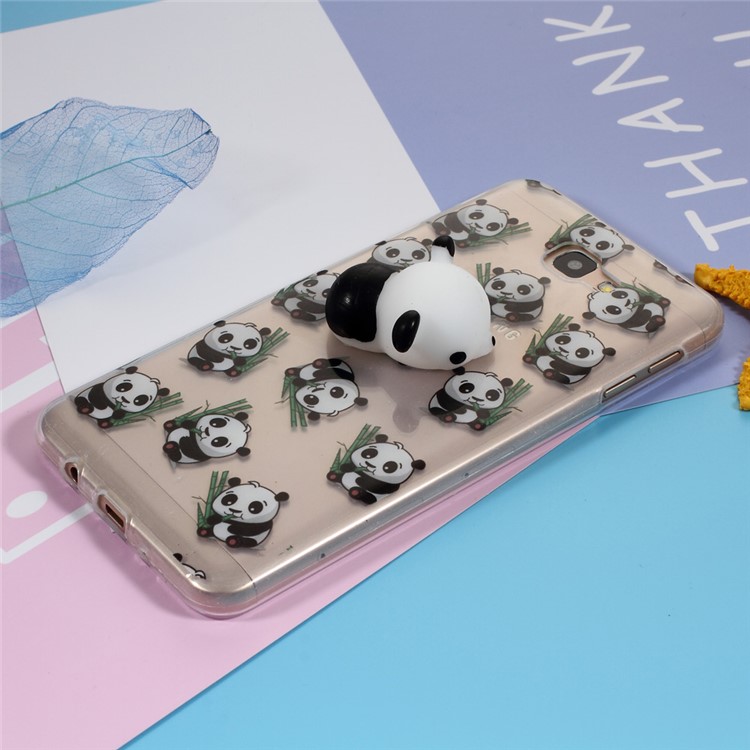 Squishy Kneading 3D Silicone Soft Panda TPU Case for Samsung Galaxy J7 Prime/On7 2016 - Panda Pattern-2
