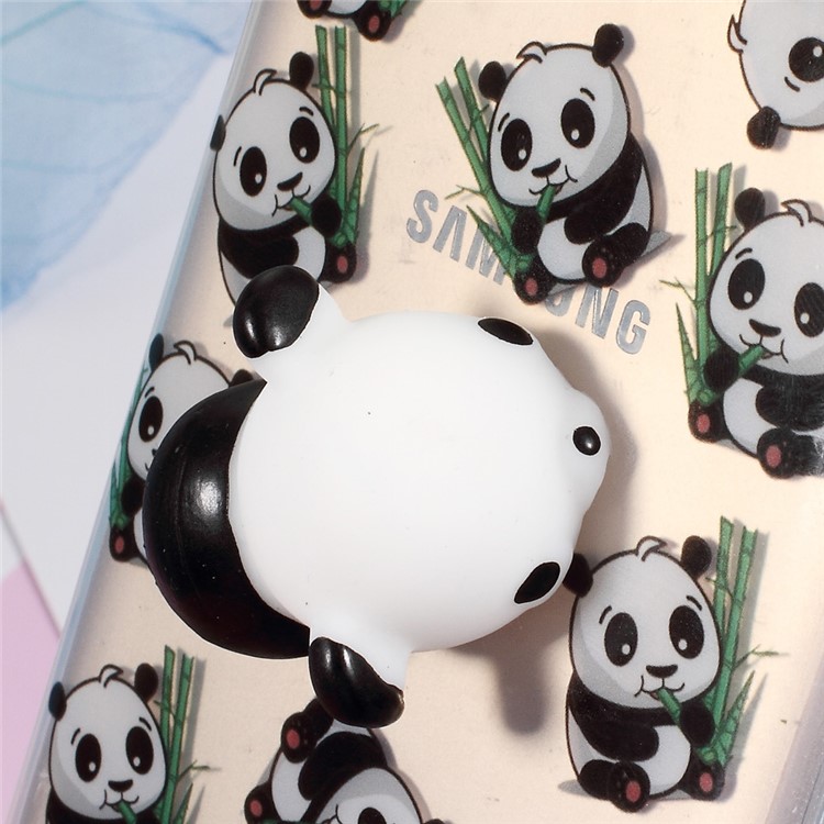 Squishy Kneading 3D Silicone Soft Panda TPU Case for Samsung Galaxy J7 Prime/On7 2016 - Panda Pattern-4