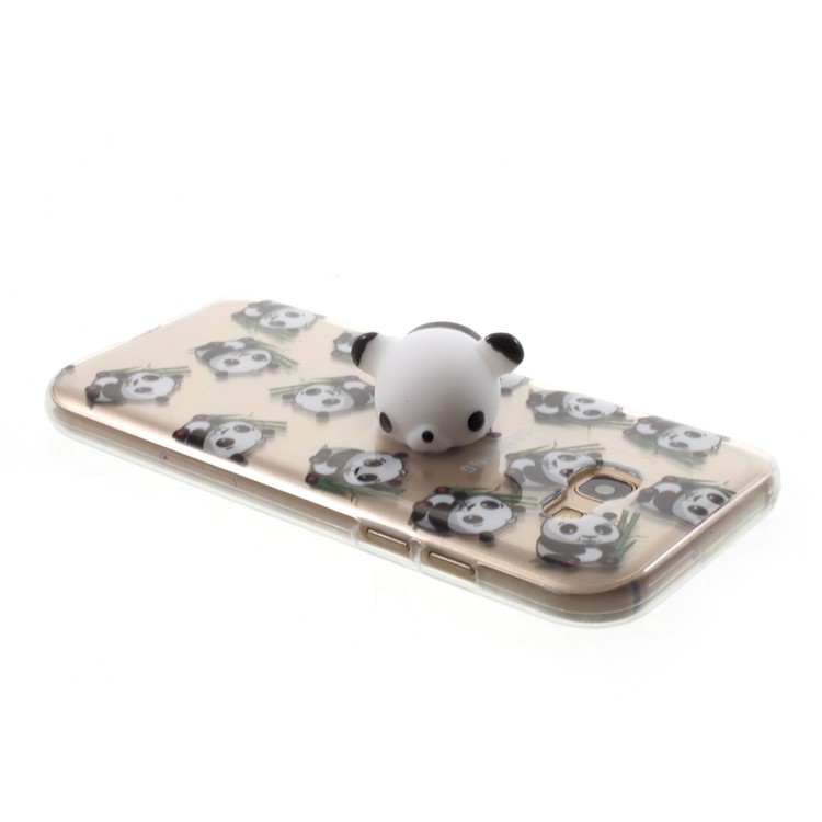 Squishy Soft 3D Silicone Kneading Panda TPU Gel Case for Samsung Galaxy A5 (2017) SM-A520F - Panda Pattern-10
