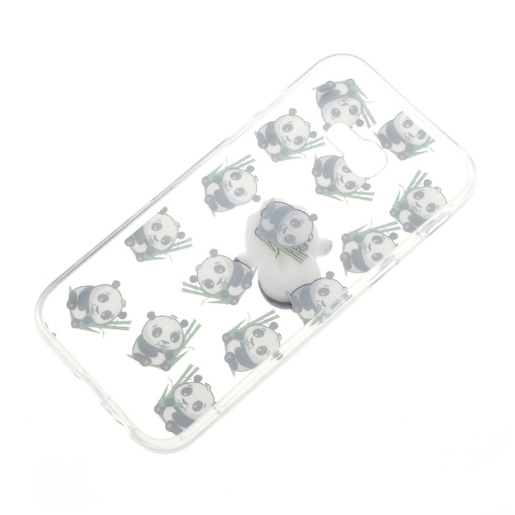 Squishy Soft 3D Silicone Kneading Panda TPU Gel Case for Samsung Galaxy A5 (2017) SM-A520F - Panda Pattern-12