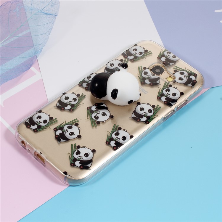 Squishy Soft 3D Silicone Kneading Panda TPU Gel Case for Samsung Galaxy A5 (2017) SM-A520F - Panda Pattern-2