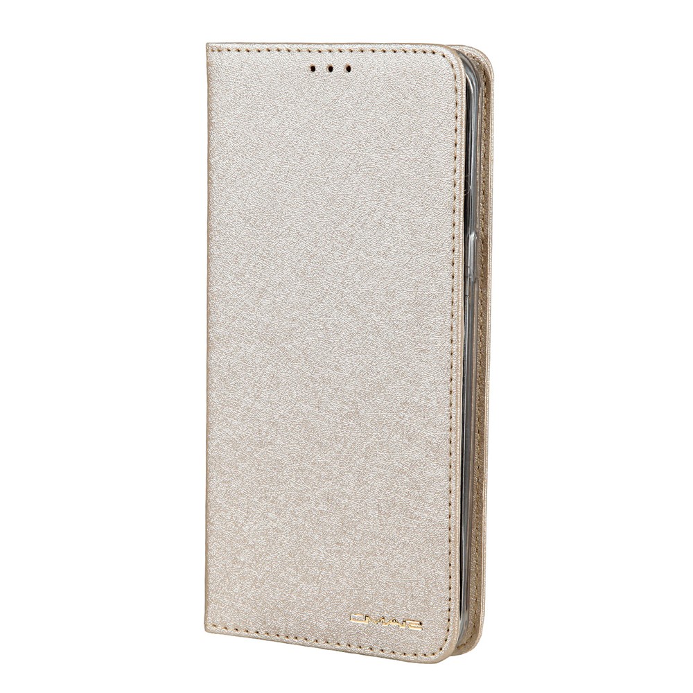 For Samsung Galaxy S8 G950 CMAI2 Series Silk Texture Wallet Stand Leather Case Shell - Gold-5
