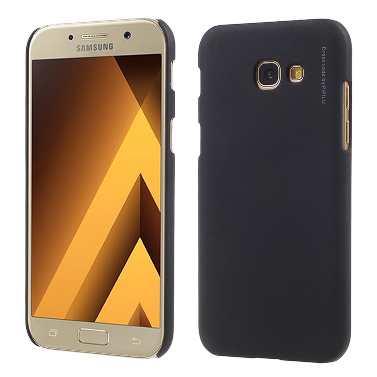 X-LEVEL Metallic PC Hard Case for Samsung Galaxy A5 (2017) SM-A520F - Black-1