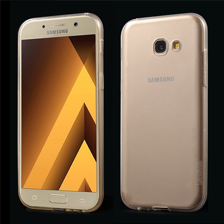 X-LEVEL Soft TPU Protective Mobile Phone Case for Samsung Galaxy A7 (2017) SM-A720 - Transparent-1