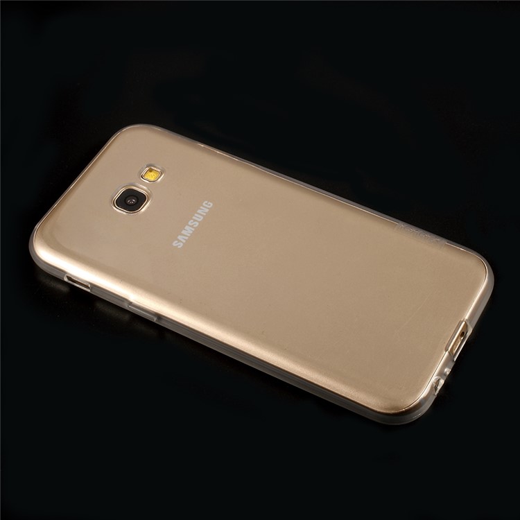 X-LEVEL Soft TPU Protective Mobile Phone Case for Samsung Galaxy A7 (2017) SM-A720 - Transparent-4