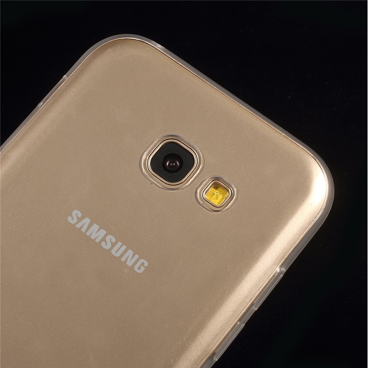 X-LEVEL Soft TPU Protective Mobile Phone Case for Samsung Galaxy A7 (2017) SM-A720 - Transparent-5