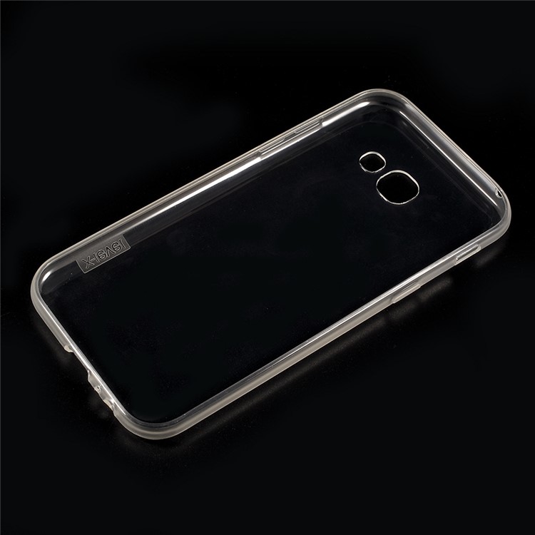 X-LEVEL Soft TPU Protective Mobile Phone Case for Samsung Galaxy A7 (2017) SM-A720 - Transparent-8