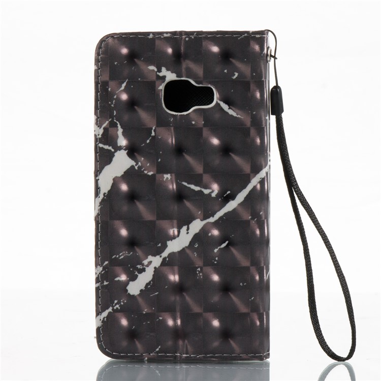 Marble Pattern Wallet Stand Leather Phone Case for Samsung Galaxy Xcover 4 - Black-7