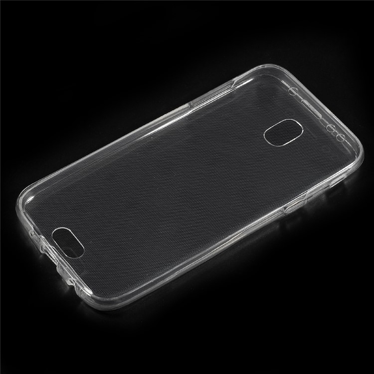 Touchable Front + Back TPU Shell Cover for Samsung Galaxy J5 (2017) J530 EU Version - Transparent-2