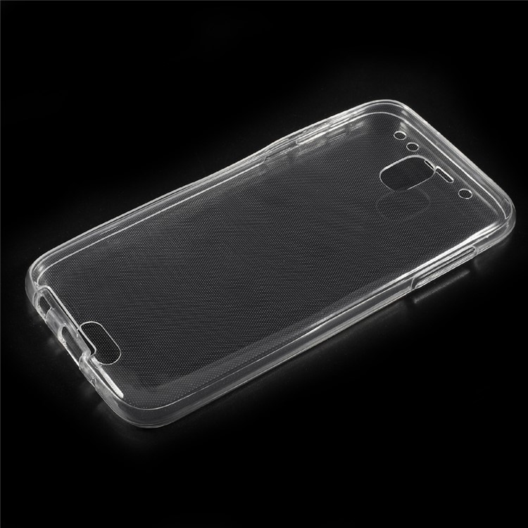 Touchable Front + Back TPU Shell Cover for Samsung Galaxy J5 (2017) J530 EU Version - Transparent-3