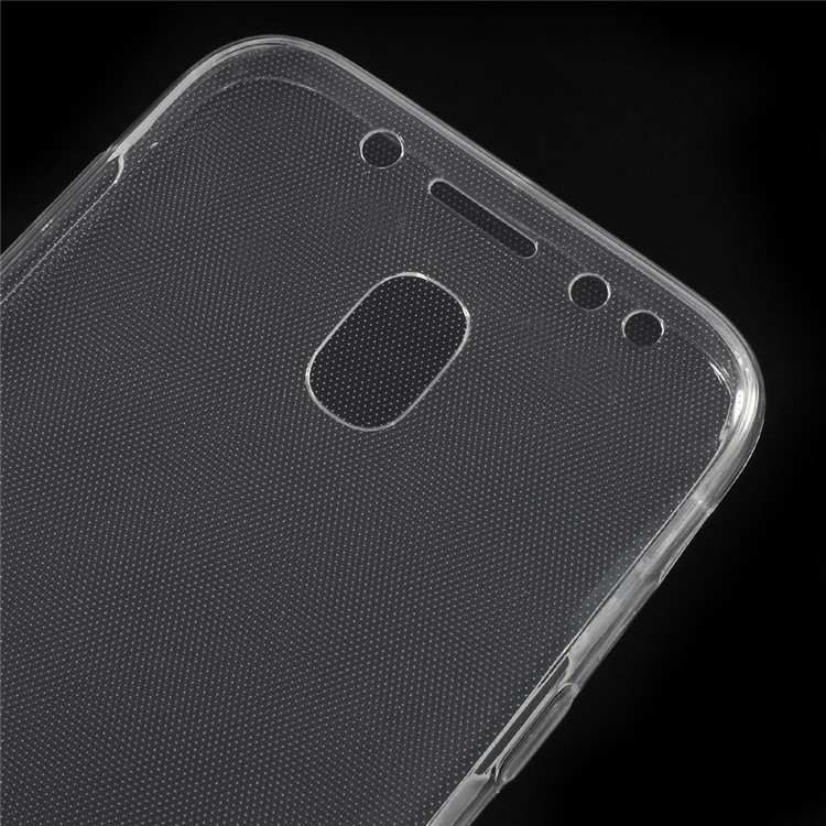Touchable Front + Back TPU Shell Cover for Samsung Galaxy J5 (2017) J530 EU Version - Transparent-4
