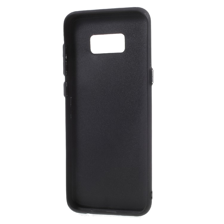 Leather Coated PC Back Phone Shell for Samsung Galaxy S8 SM-G950 - Black-5