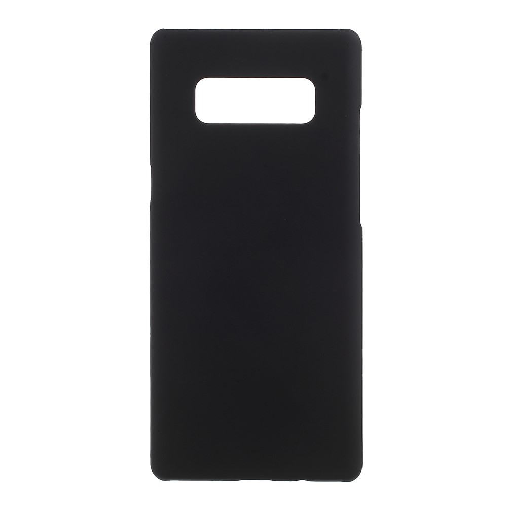 Rubberized PC Hard Shell for Samsung Galaxy Note 8 - Black-1