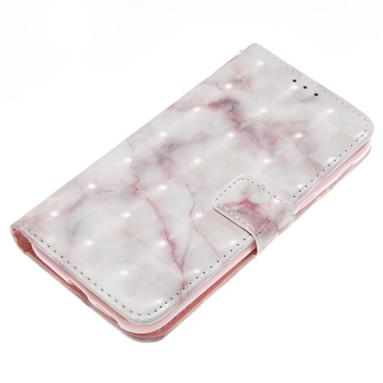 For Samsung Galaxy A5 (2017) SM-A520 Marble Pattern Wallet Leather Mobile Casing - Pink-4