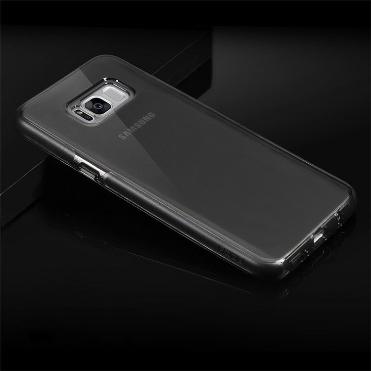 ROCK Guard Series Drop Resistance TPU + TPE Translucent Back Case for Samsung Galaxy S8 SM-G950 - Black-1