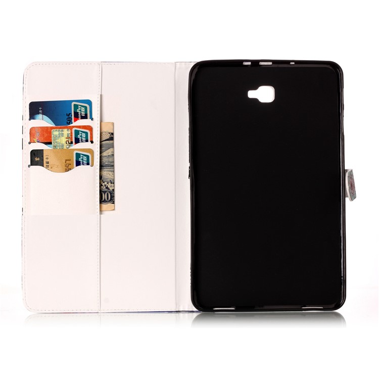 Pattern Printing Embossed Leather Protective Tablet Case for Samsung Galaxy Tab A 10.1 (2016) T580 T585 - Tiger-6
