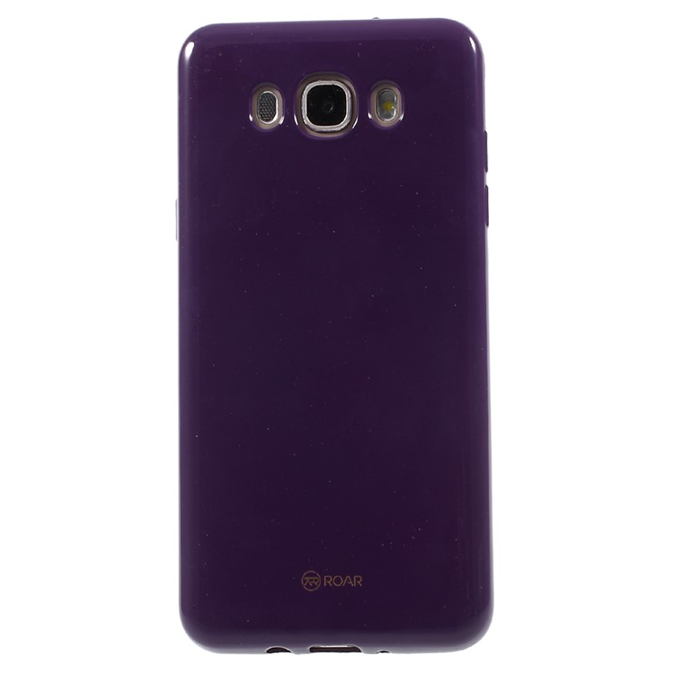 

ROAR KOREA LA-LA Glaze Soft TPU Back Phone Case for Samsung Galaxy J5 (2016) - Dark Purple