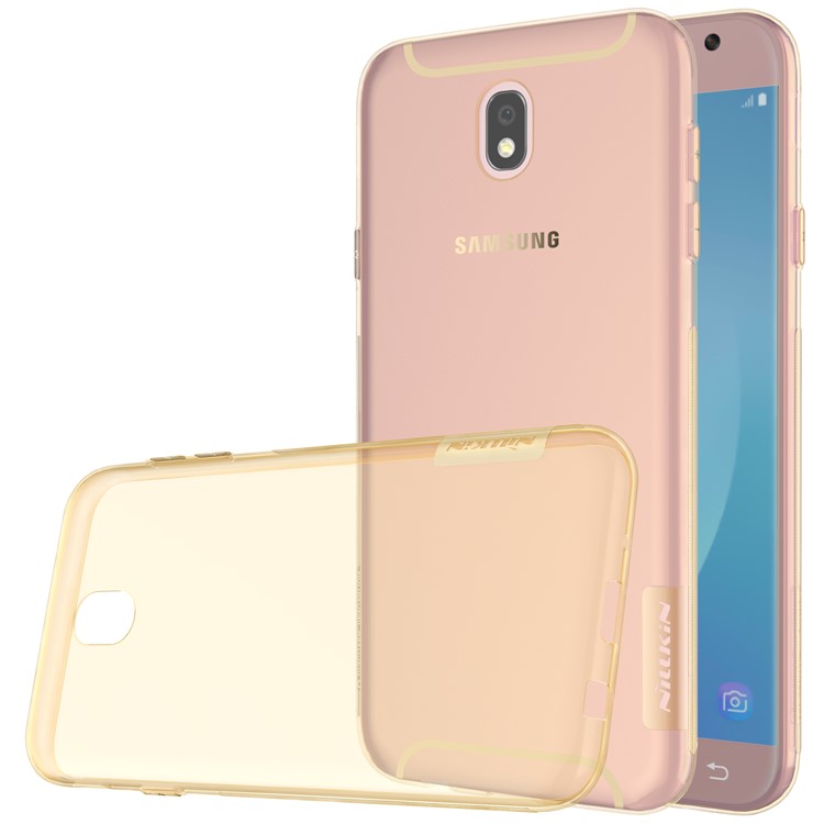 Nillkin nature 0.6mm gel tpu phone shell для samsung galaxy j7 (2017) eu версия - коричневый