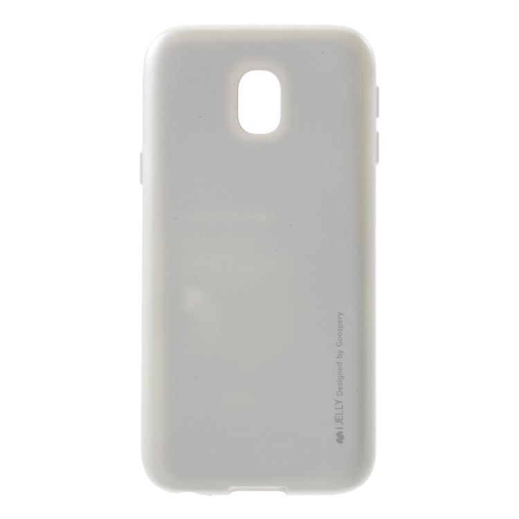 

MERCURY GOOSPERY i JELLY Metallic TPU Case Cover for Samsung Galaxy J3 (2017) EU Version - Silver