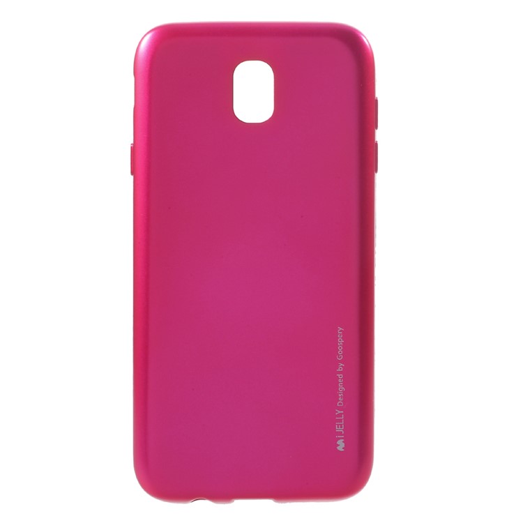 

MERCURY GOOSPERY i JELLY Metallic TPU Cell Phone Back Shell for Samsung Galaxy J7 (2017) EU Version - Rose