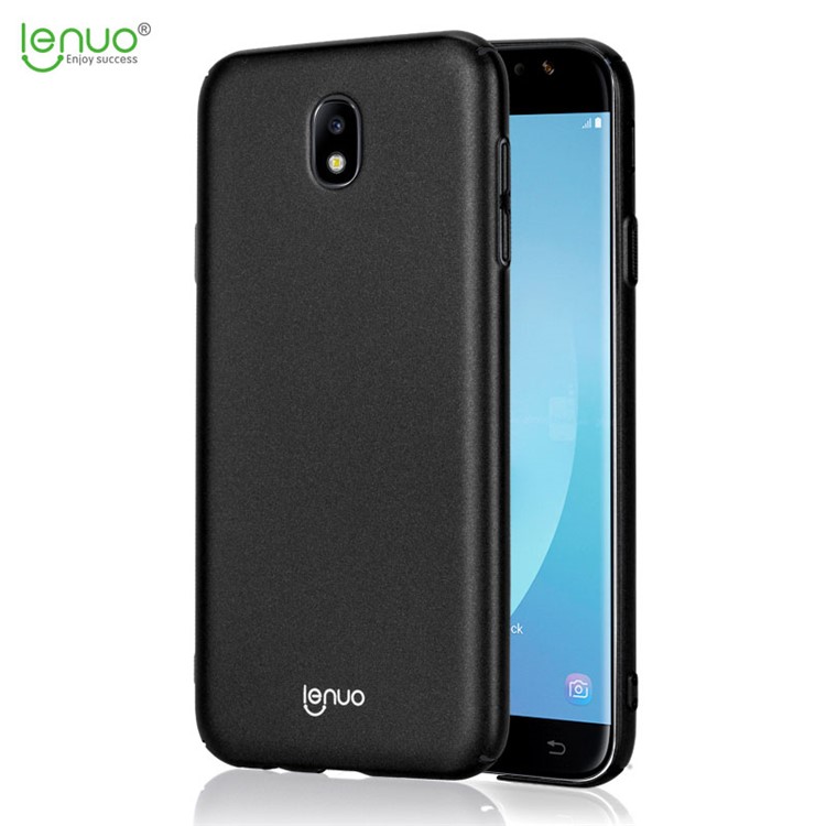 

LENUO Leshield Series for Samsung Galaxy J3 (2017) EU / Asia Version Silky Touch Rubberized PC Hard Phone Case - Black, Galaxy J3 (2017)
