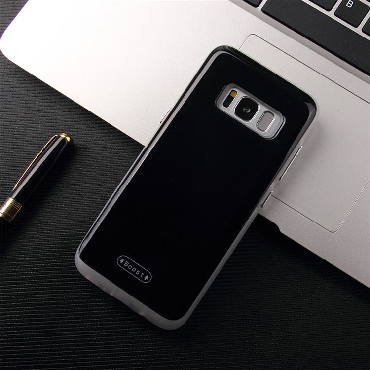 MOLAN CANO Boost Series Detachable PC + TPU Case with Hidden Card Holder for Samsung Galaxy S8 SM-G950 - Black-1