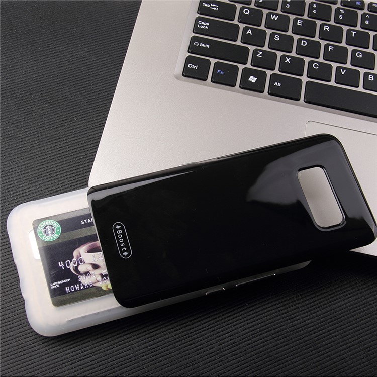 MOLAN CANO Boost Series Detachable PC + TPU Shell with Hidden Card Holder for Samsung Galaxy S8+ SM-G955 - Black-2