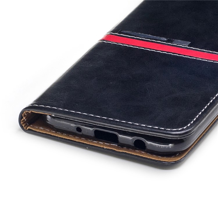 For Samsung Galaxy J7(2017) J730 EU Version Graceful Series Stand Leather Wallet Phone Casing - Black-5