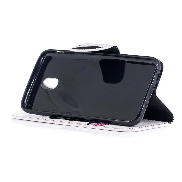 Pattern Printing Magnetic Leather Wallet Phone Casing with Stand for Samsung Galaxy J5 (2017) EU Version - Panda-5